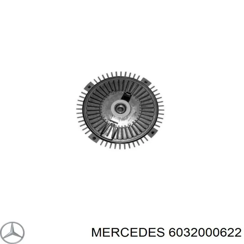 603 200 06 22 Mercedes вискомуфта (вязкостная муфта вентилятора охлаждения)