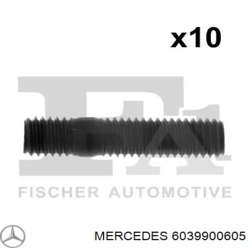 6039900605 Mercedes болт (шпилька крепления турбины)