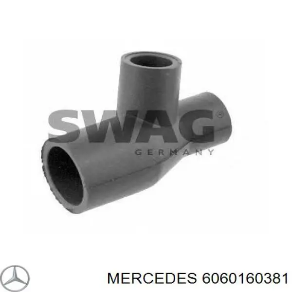 Патрубок вентиляции картерных газов 6060160381 Mercedes