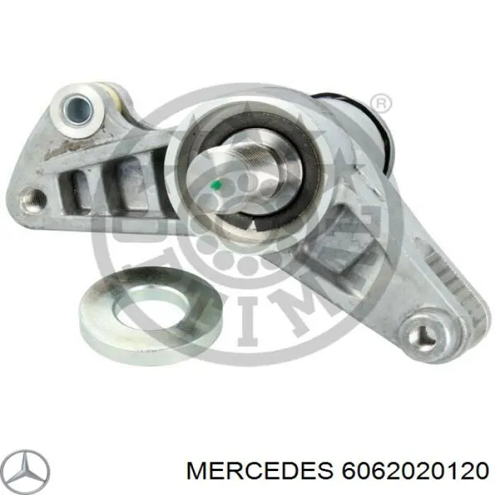 Soporte, brazo tensor, correa poli V 6062020120 Mercedes