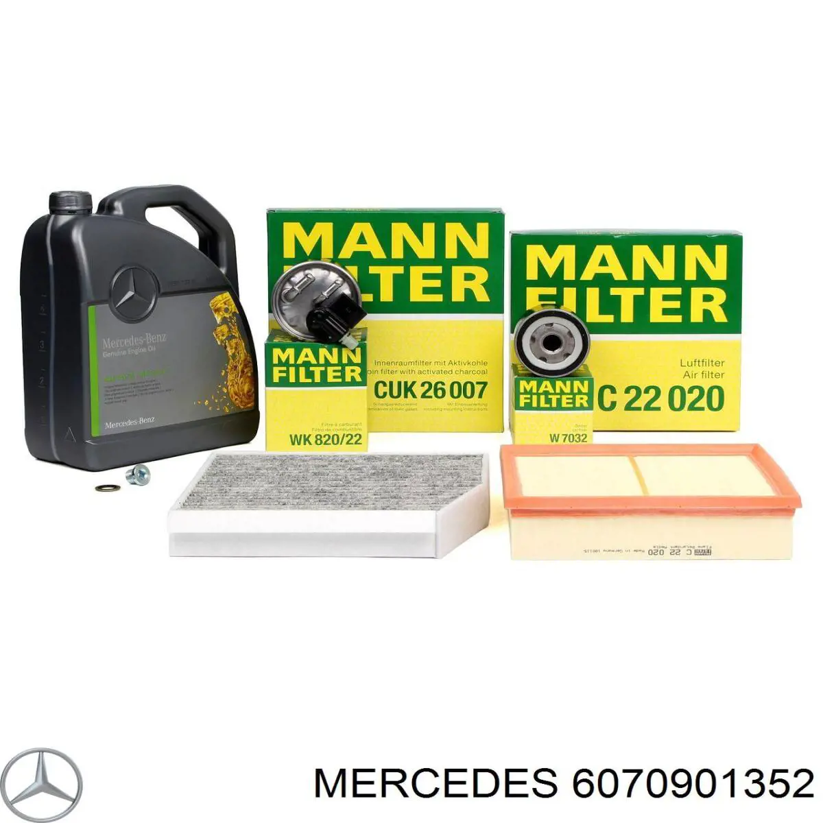 Купить 6070901352 Mercedes Фильтр-отстойник топлива грубой очистки