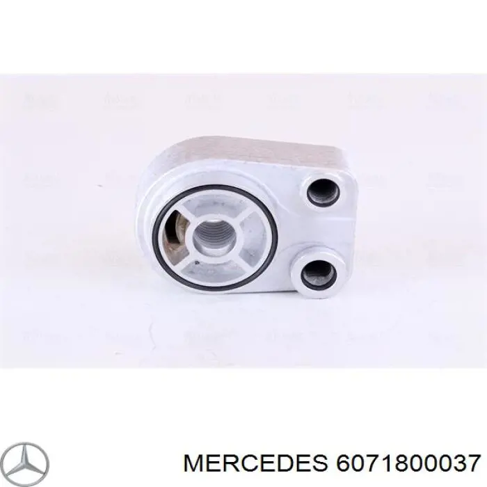 6071800037 Mercedes радиатор масляный (холодильник, под фильтром)