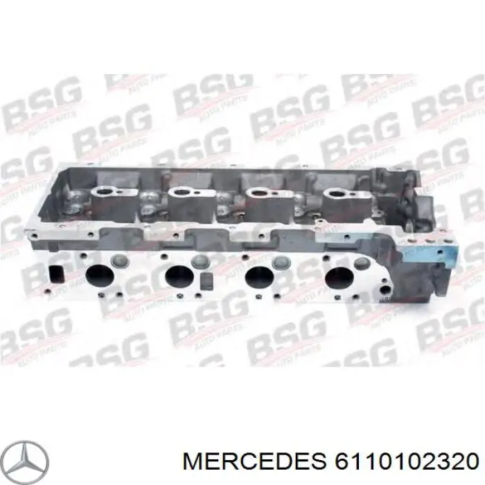 6110102320 Mercedes головка блока цилиндров (гбц)