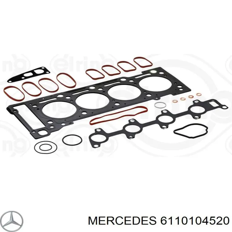 Верхний комплект прокладок двигателя 6110104520 Mercedes