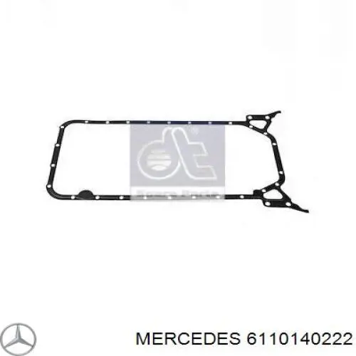 6110140222 Mercedes прокладка поддона картера двигателя