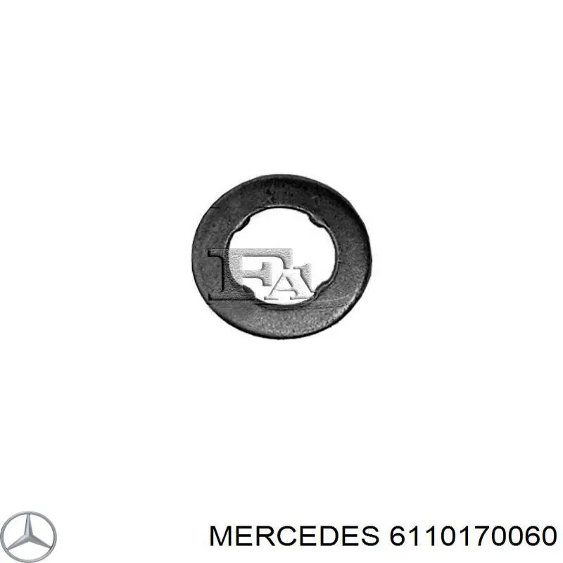 6110170060 Mercedes Anel (arruela) do injetor de ajuste