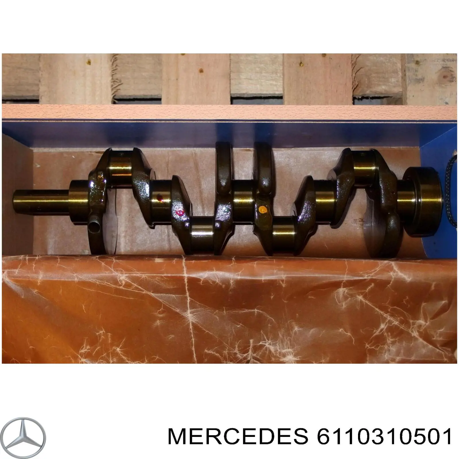 Вал коленчатый и маховик Mercedes A6110310001 цена, от 424.07 USD