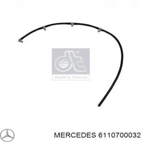 6110700032 Mercedes трубка топливная, обратная от форсунок