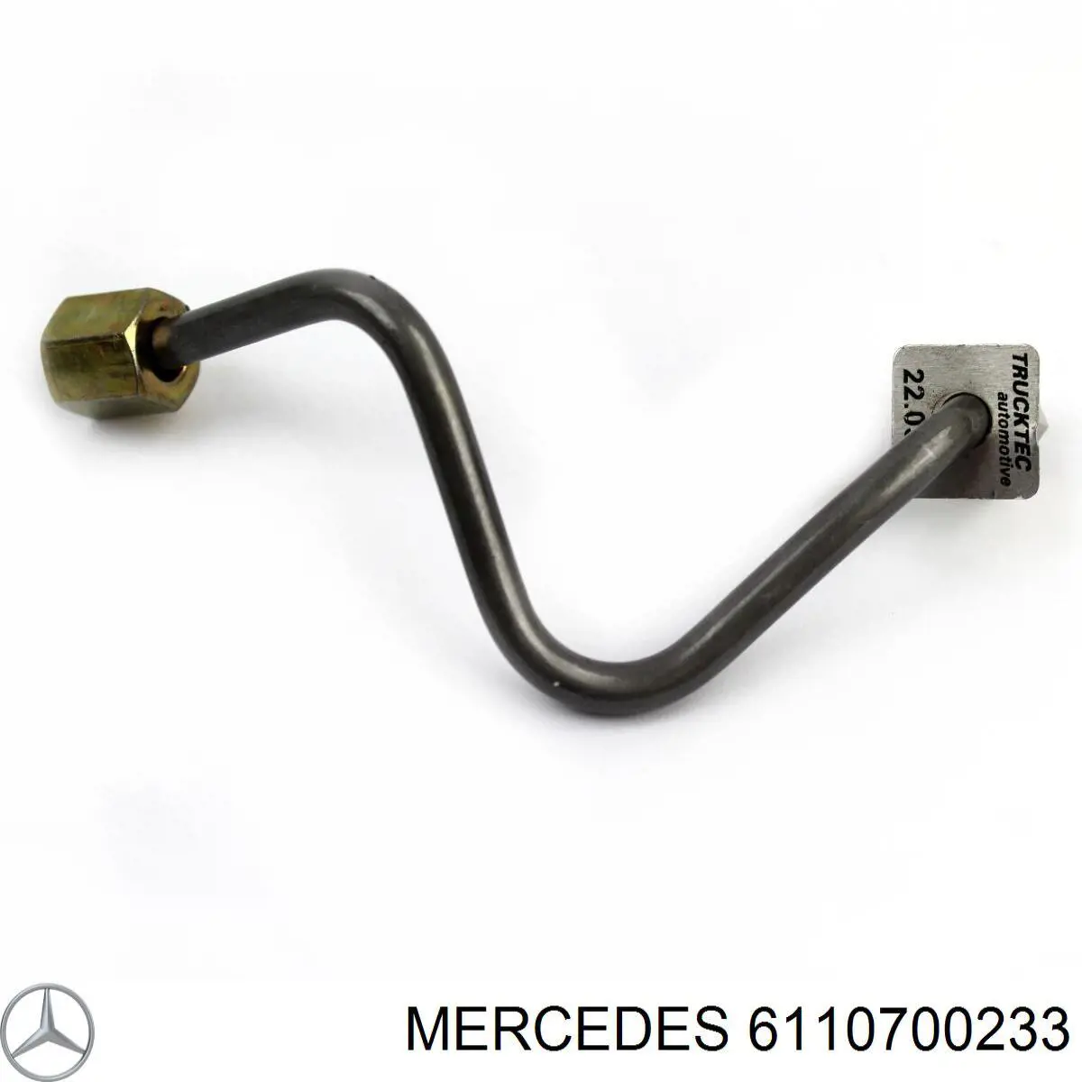  611 070 02 33 Mercedes трубка топливная форсунки 1-го цилиндра