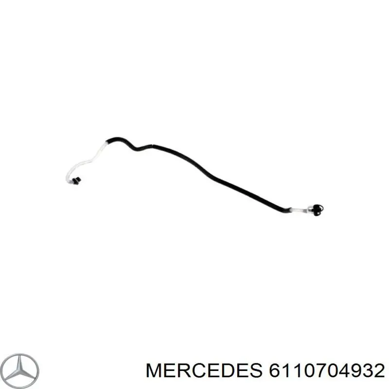 Трубка топливная, комплект Mercedes 6110704932
