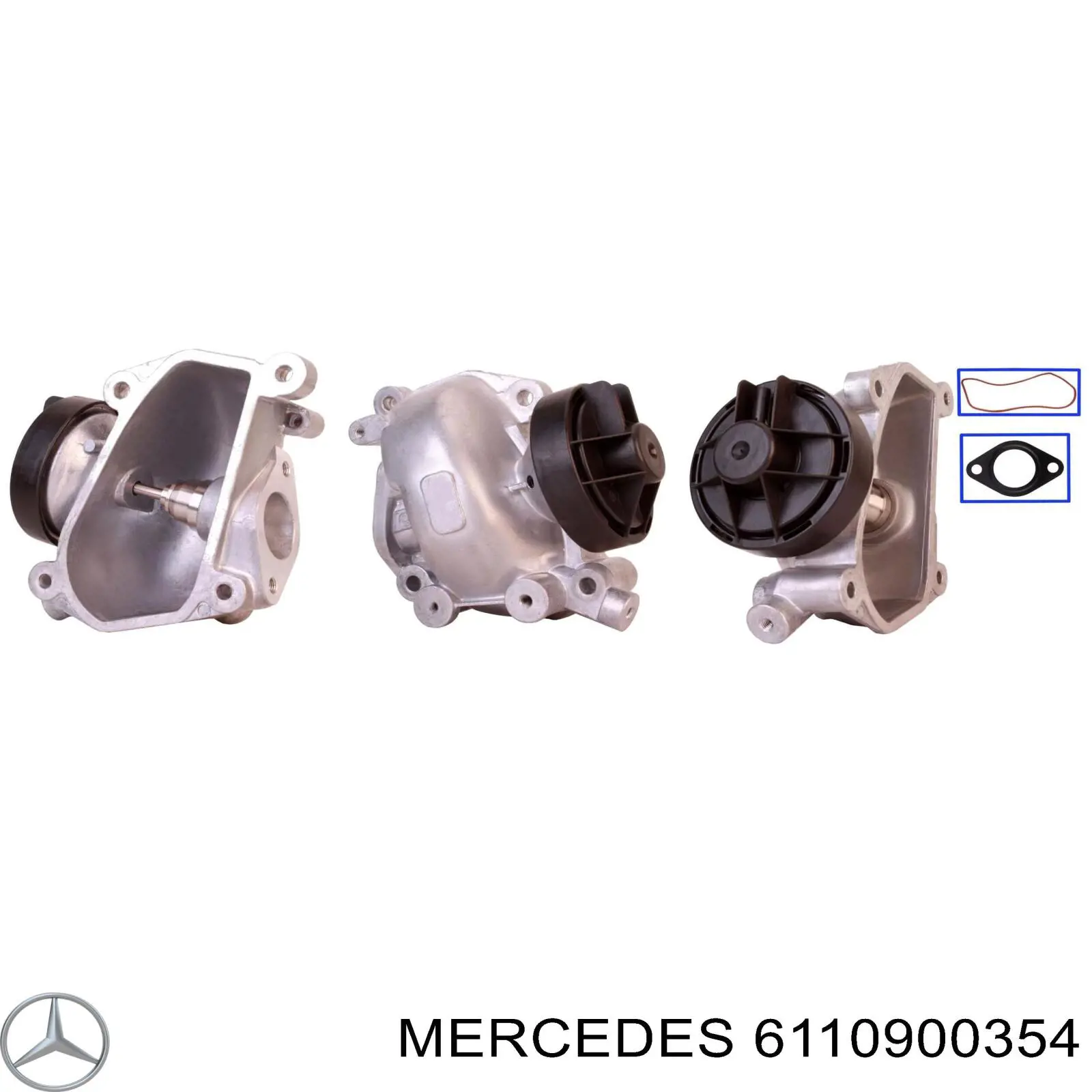 Приборы управления системы рециркуляции Mercedes 6110900354 цена, от 35.15 USD