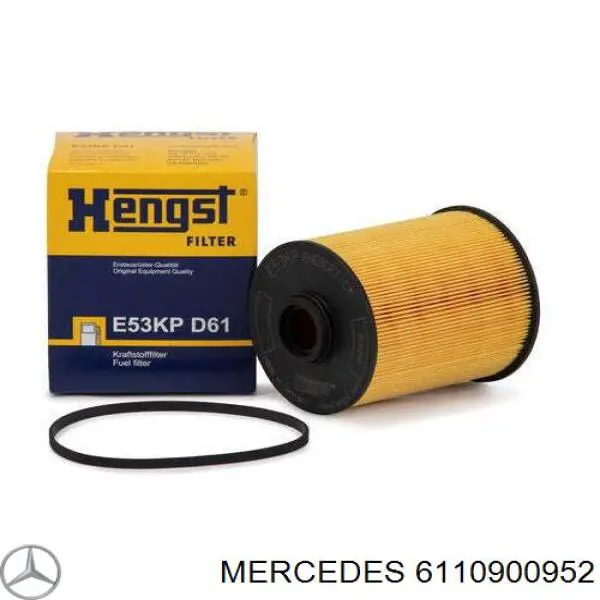 6110900952 Mercedes caixa de filtro de combustível