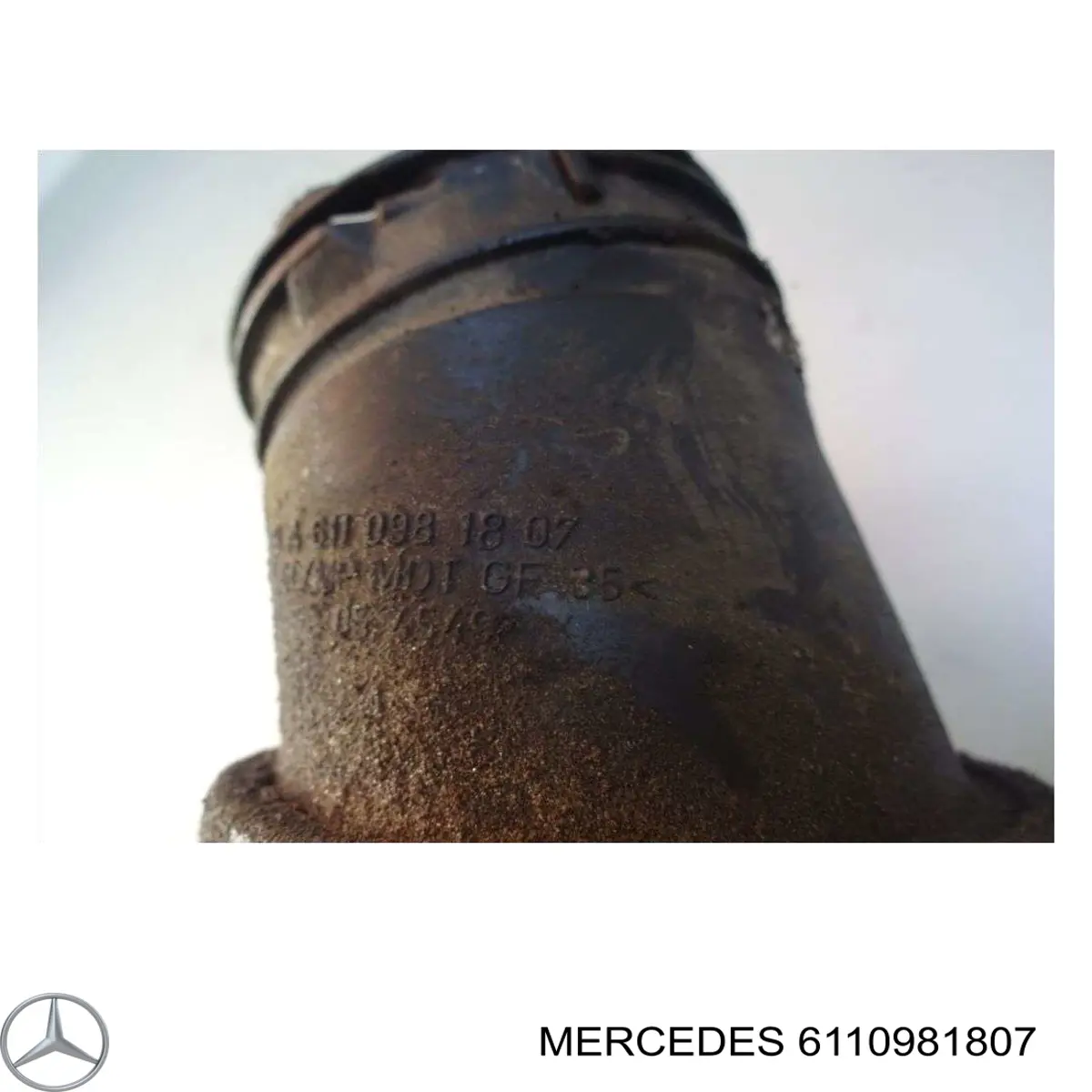 Патрубок воздушный, выход из турбины/компрессора (наддув) Mercedes 6110981807 цена, от 25.34 USD