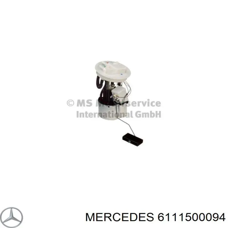 6111500094 MERCEDES Válvula (actuador) de aleta del colector de admisión original y equivalente