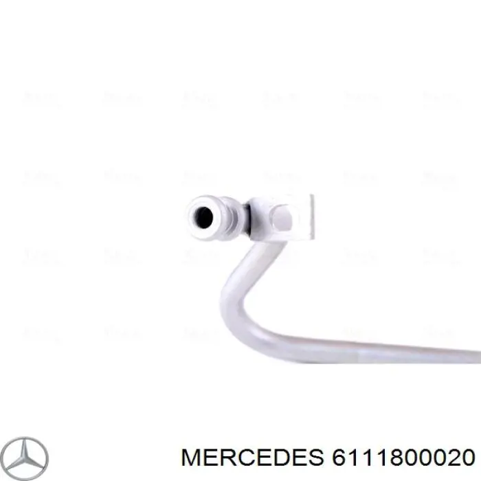 6111800020 Mercedes трубка (шланг подачи масла к турбине)