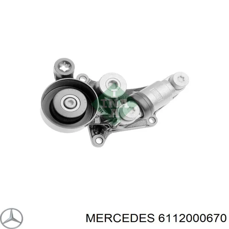 Натяжитель приводного ремня 6112000670 Mercedes