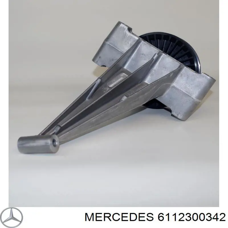 Купить 6112300342 Mercedes Кронштейн паразитного ролика приводного ремня