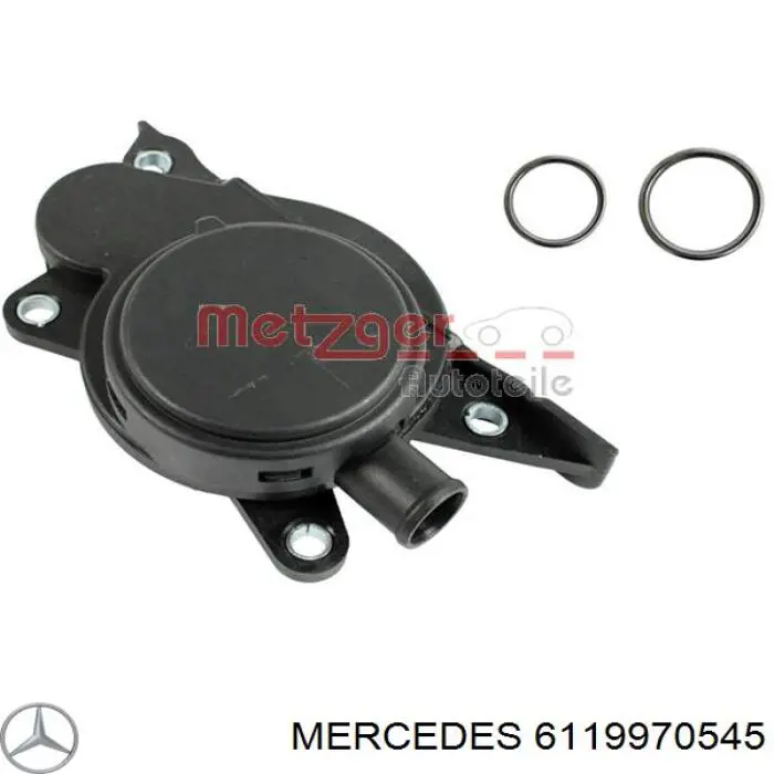 6119970545 Mercedes кольцо уплотнительное маслоотделителя картерных газов