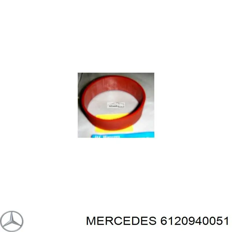 Прокладка турбины, гибкая вставка на Mercedes S (W220)