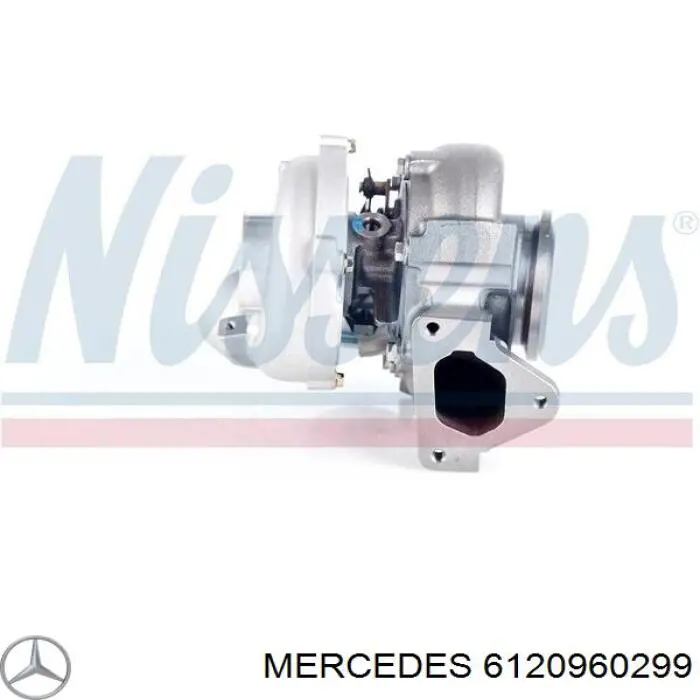 Турбонагнетатель Mercedes 6120960299 цена, от 190.04 USD