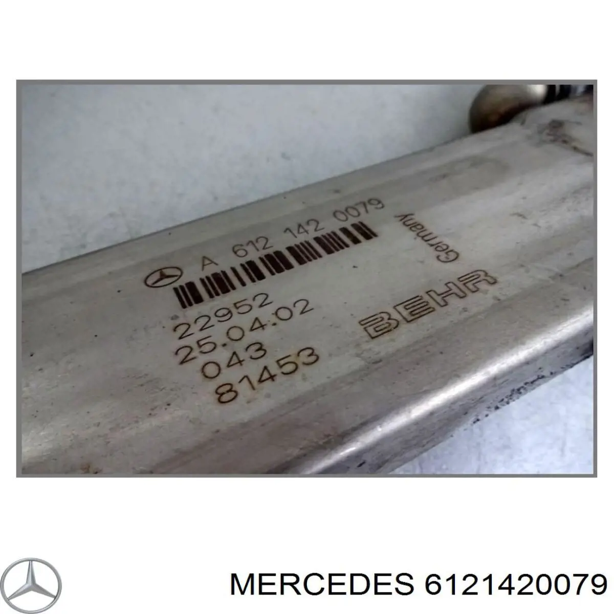 Радиатор системы рециркуляции ОГ на Mercedes G (W463)