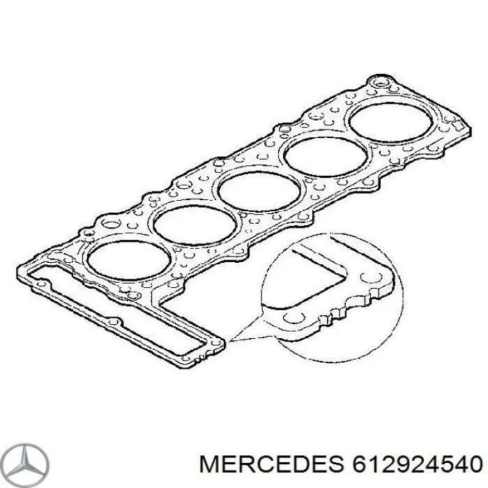 Прокладка ГБЦ 612924540 Mercedes