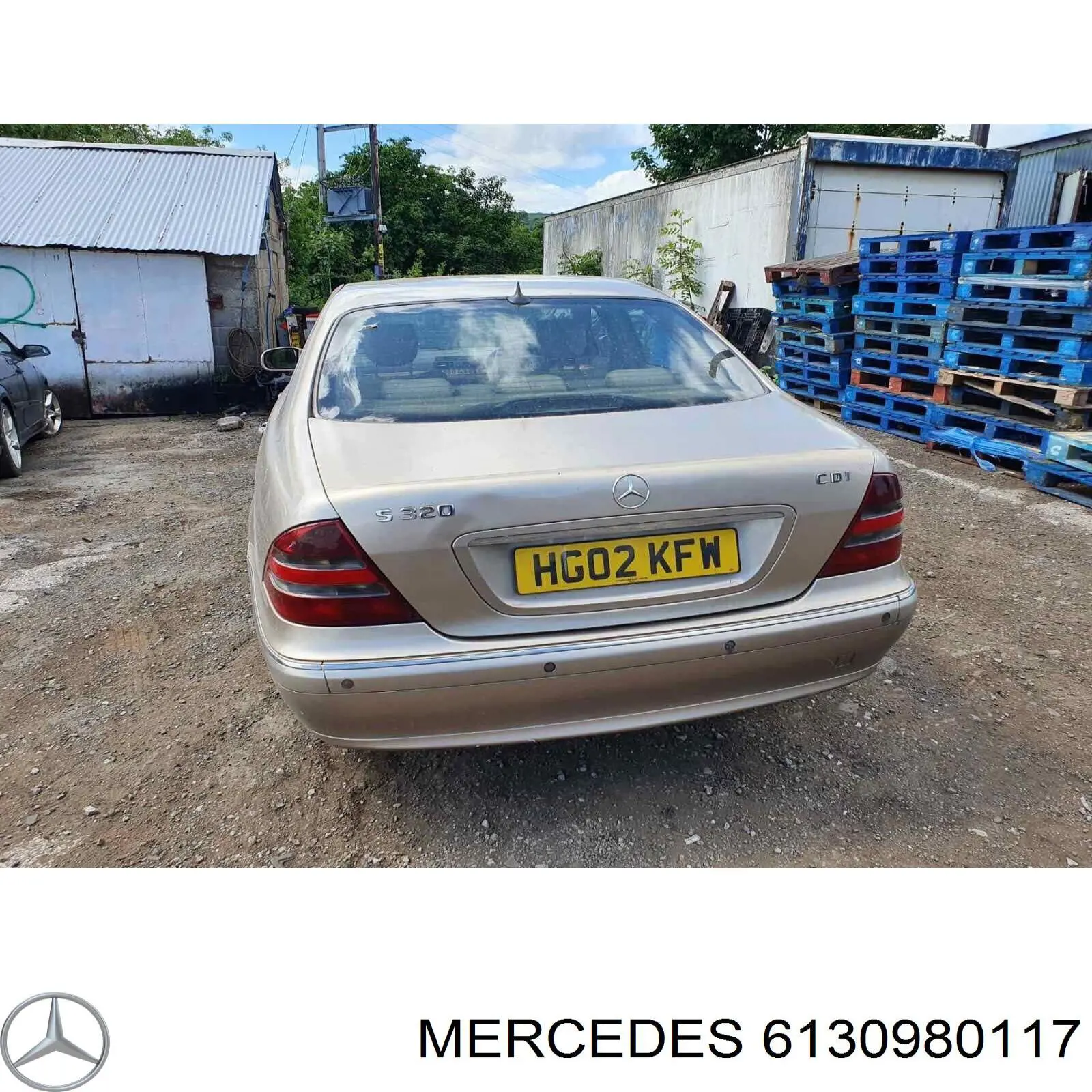 6130980117 MERCEDES Aleta de mando, ERG original y equivalente
