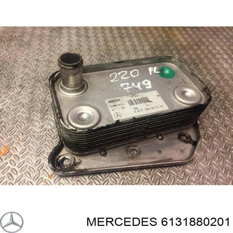6131880201 Mercedes radiador de óleo