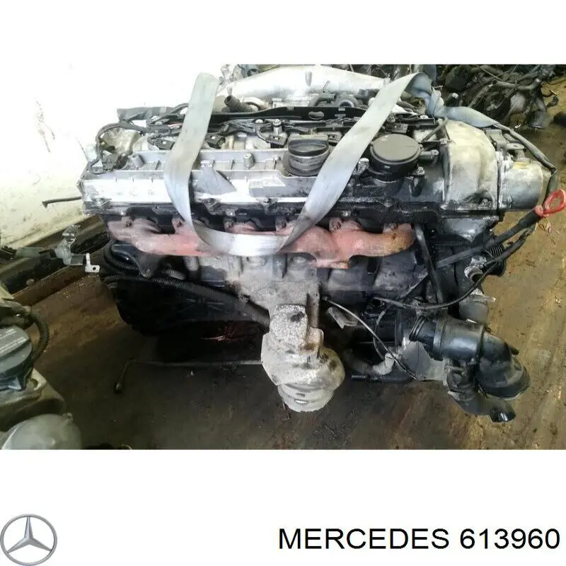 613960 Mercedes двигатель в сборе