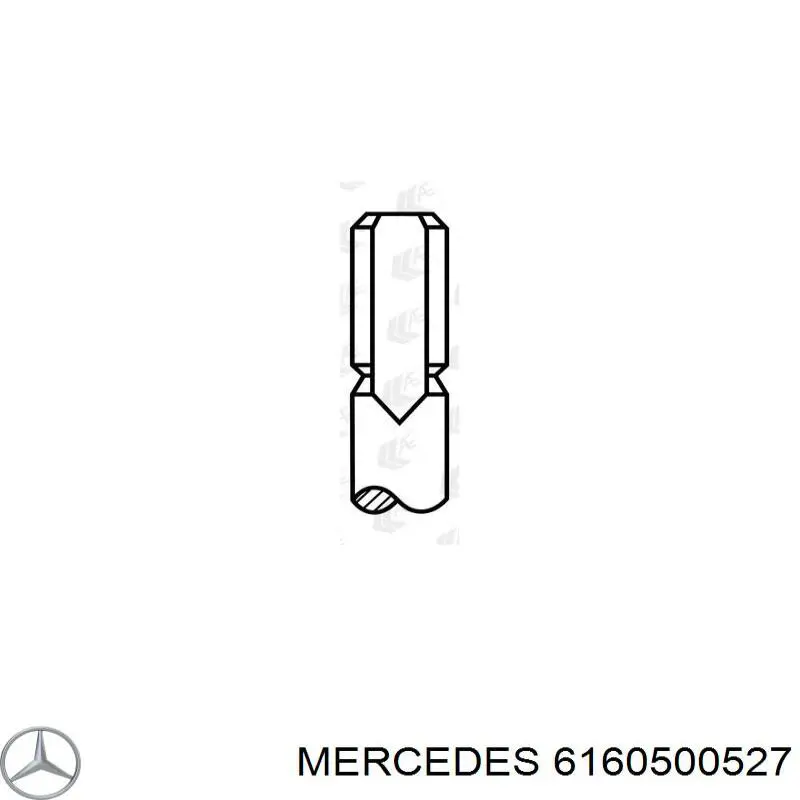 Купить 6160500527 Mercedes Выпускной клапан