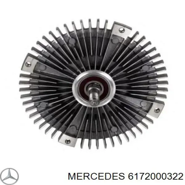 Вискомуфта вентилятора 6172000322 Mercedes