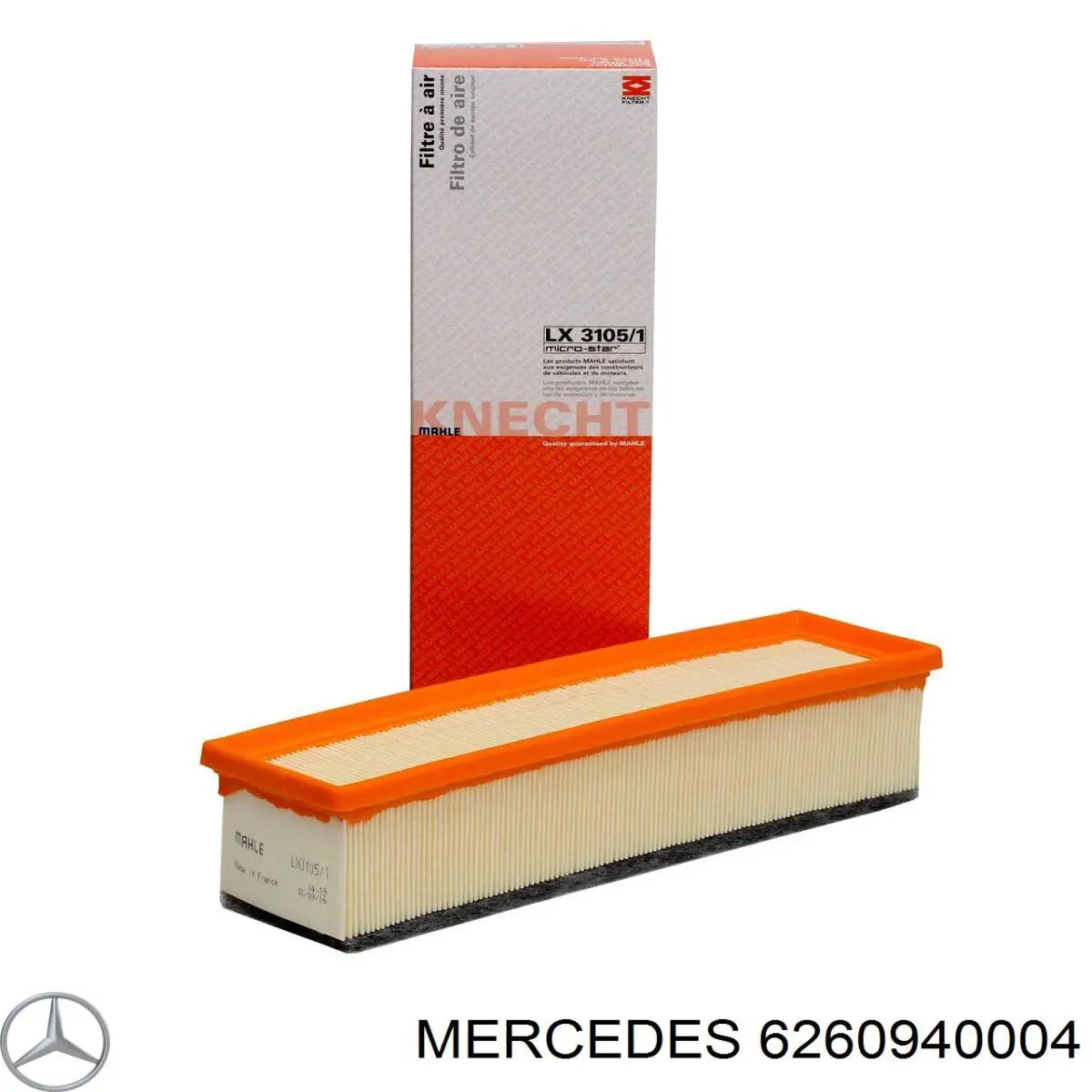 Воздушный фильтр 6260940004 Mercedes