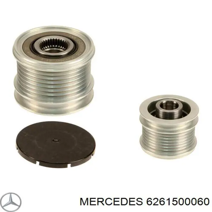 Шкив генератора на Mercedes GLC (C253)