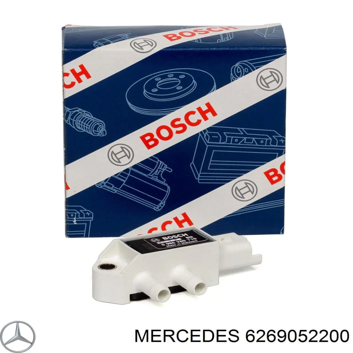 Датчик давления выхлопных газов Mercedes 6269052200 цена, от 23.69 USD