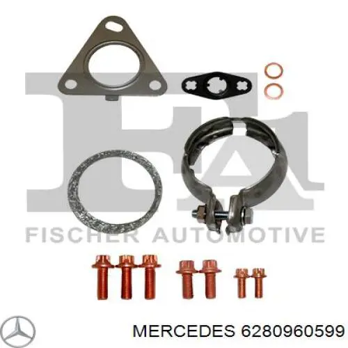 Турбонагнетатель Mercedes 6280960599 цена, от 201.04 USD