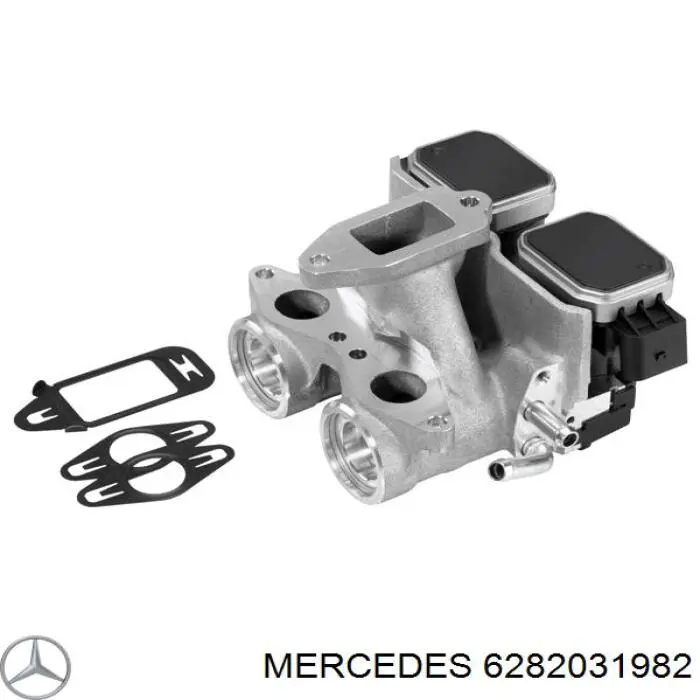 Патрубок вентиляции картерных газов 6282031982 Mercedes