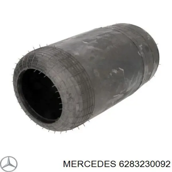 6283230092 Mercedes coxim pneumático (suspensão de lâminas pneumática do eixo dianteiro)