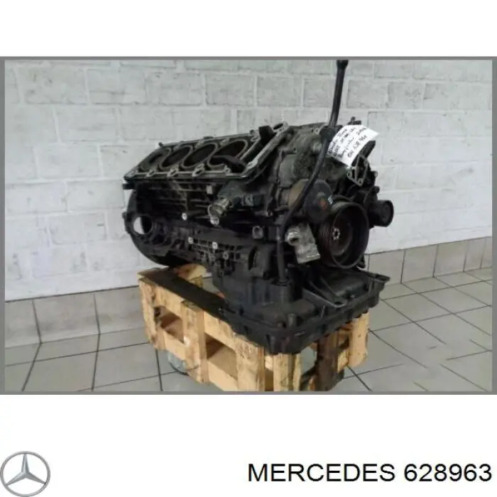 628963 Mercedes motor montado