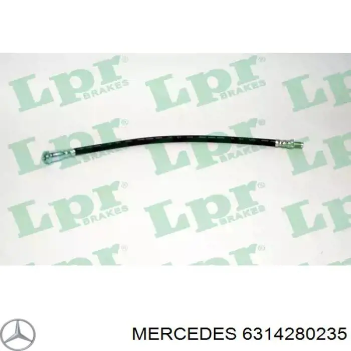 Тормозной шланг задний Mercedes 6314280235 цена, от 8.02 USD