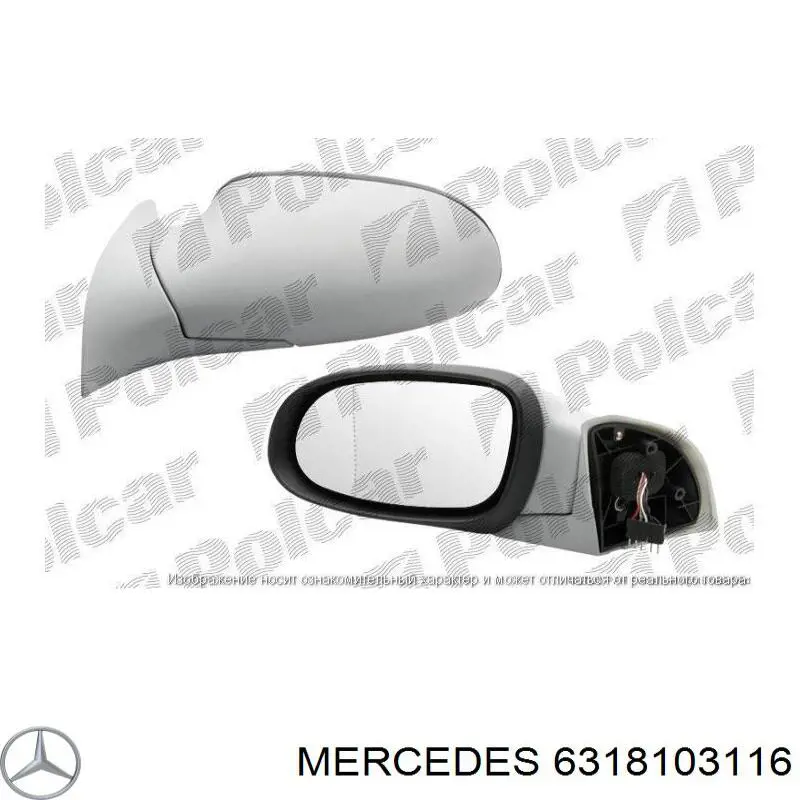 A6318103116 Mercedes зеркало заднего вида правое