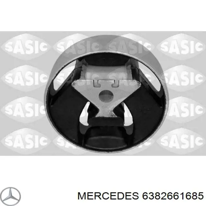 6382661685 Mercedes подушка (опора двигателя левая (сайлентблок))