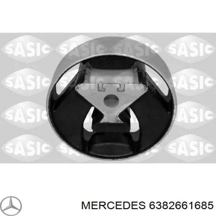 6382661685 Mercedes Подушка (опора) двигателя левая (сайлентблок)