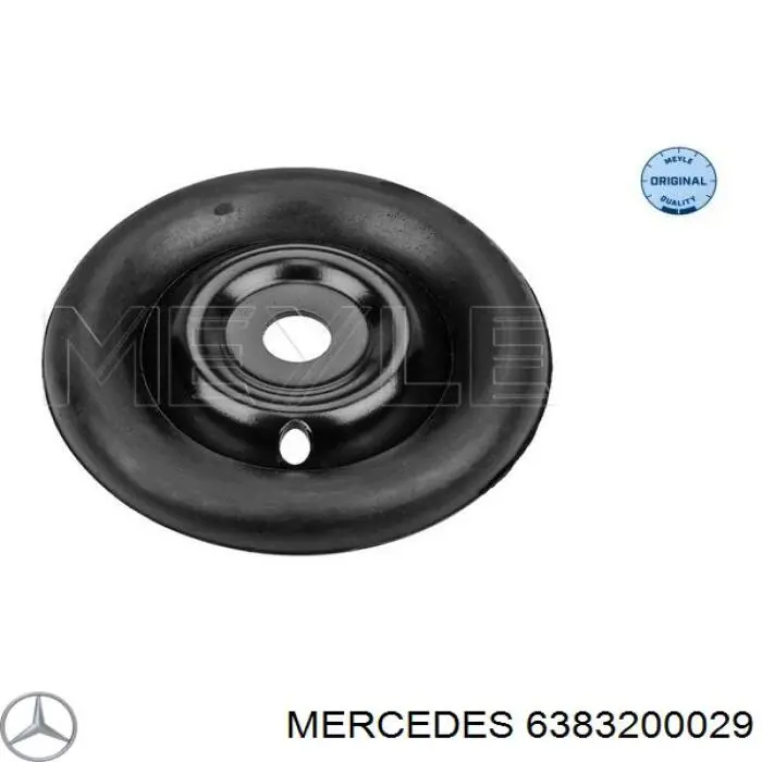 6383200029 Mercedes disco superior metálico de mola dianteira