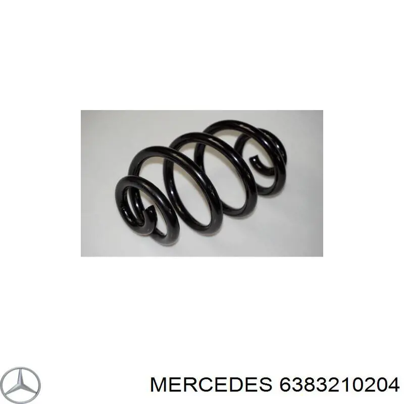 6383210204 Mercedes пружина передняя