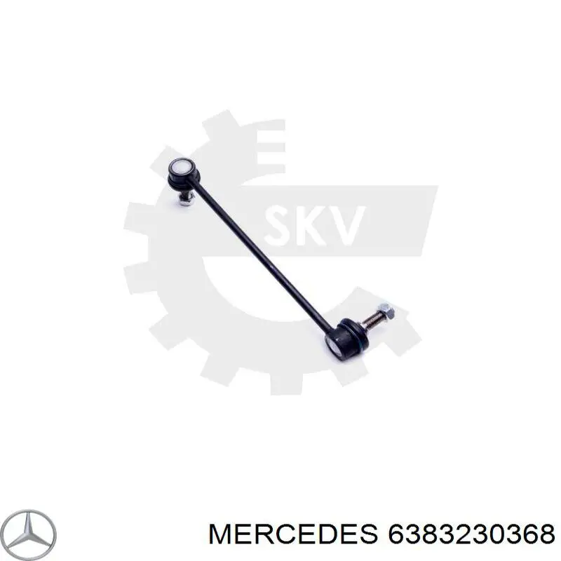 Стойка стабилизатора, переднего, правая Mercedes 6383230368