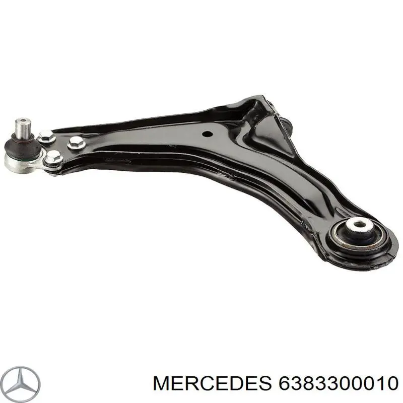 6383300010 Mercedes braço oscilante inferior esquerdo de suspensão dianteira