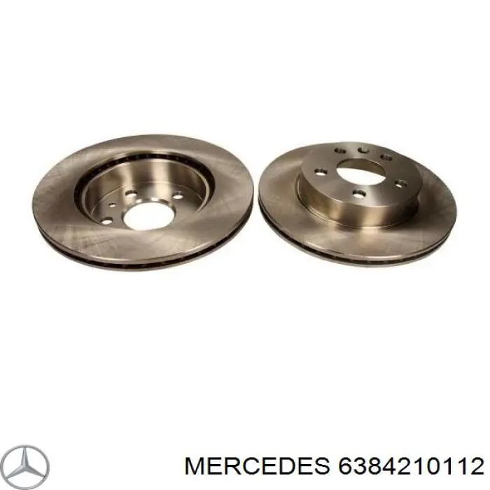 Передние тормозные диски 6384210112 Mercedes
