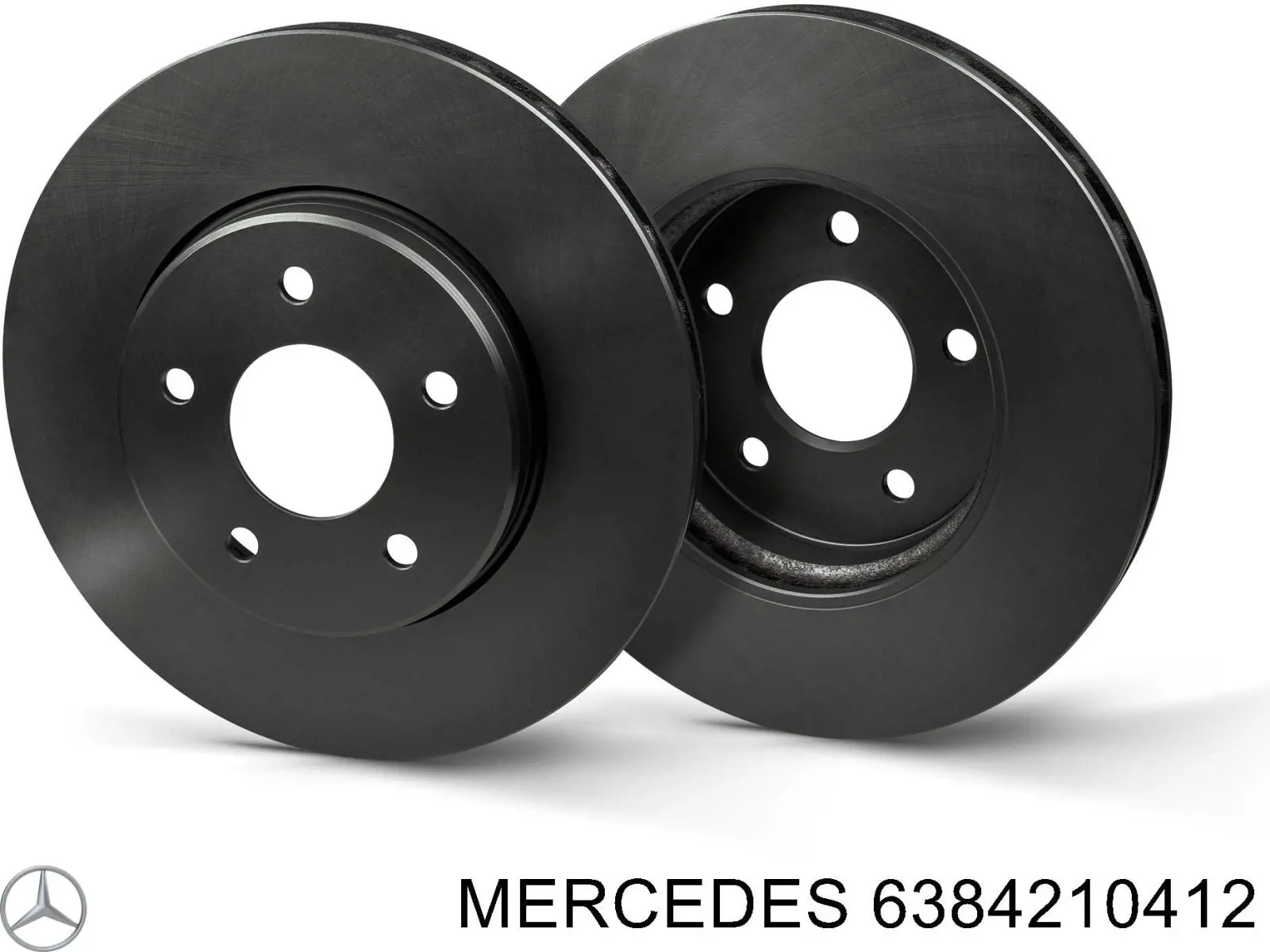 Передние тормозные диски 6384210412 Mercedes