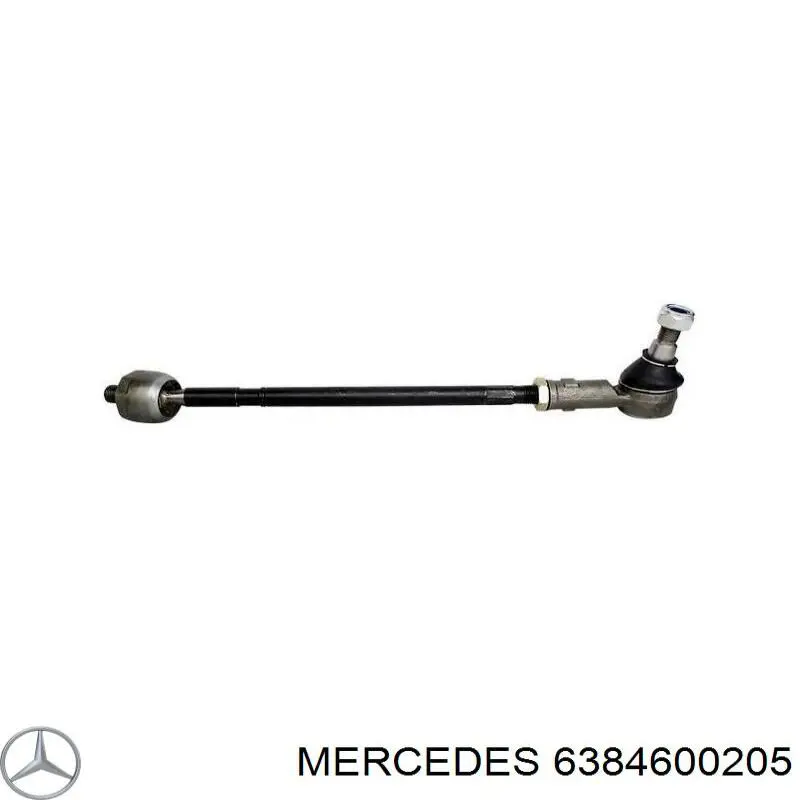 Тяга рулевая в сборе 6384600205 Mercedes