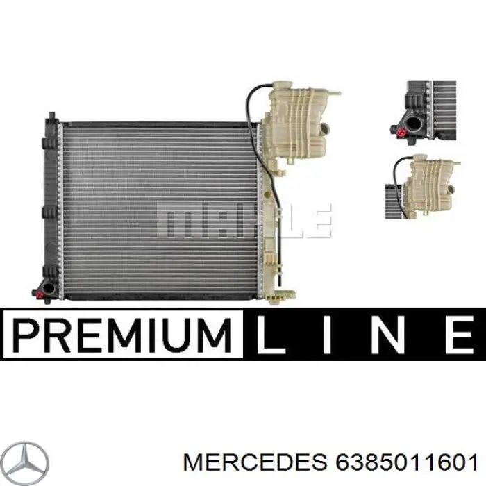 6385011601 Mercedes радиатор